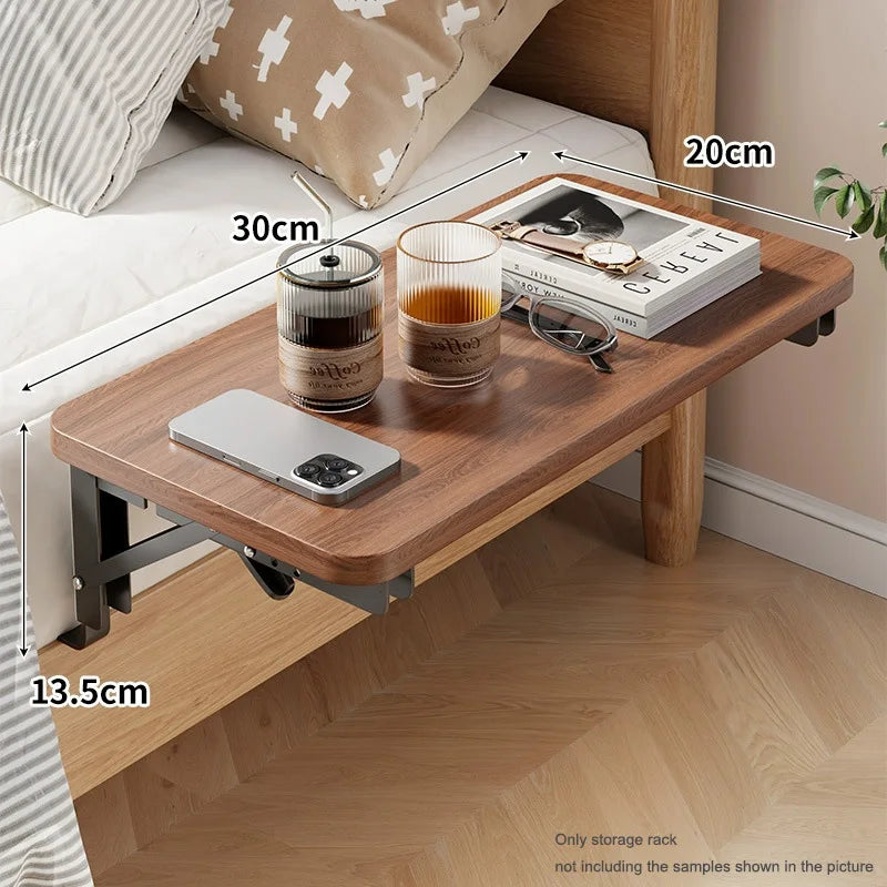 Bedside table Foldable household bedroom Bedside shelf Small side table Rental room Storage artifact Side cabinet
