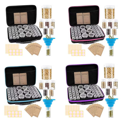 Factory in stock grains seed storage bottle 48 grid storage bag portable storage box cross-border e-commerce supply