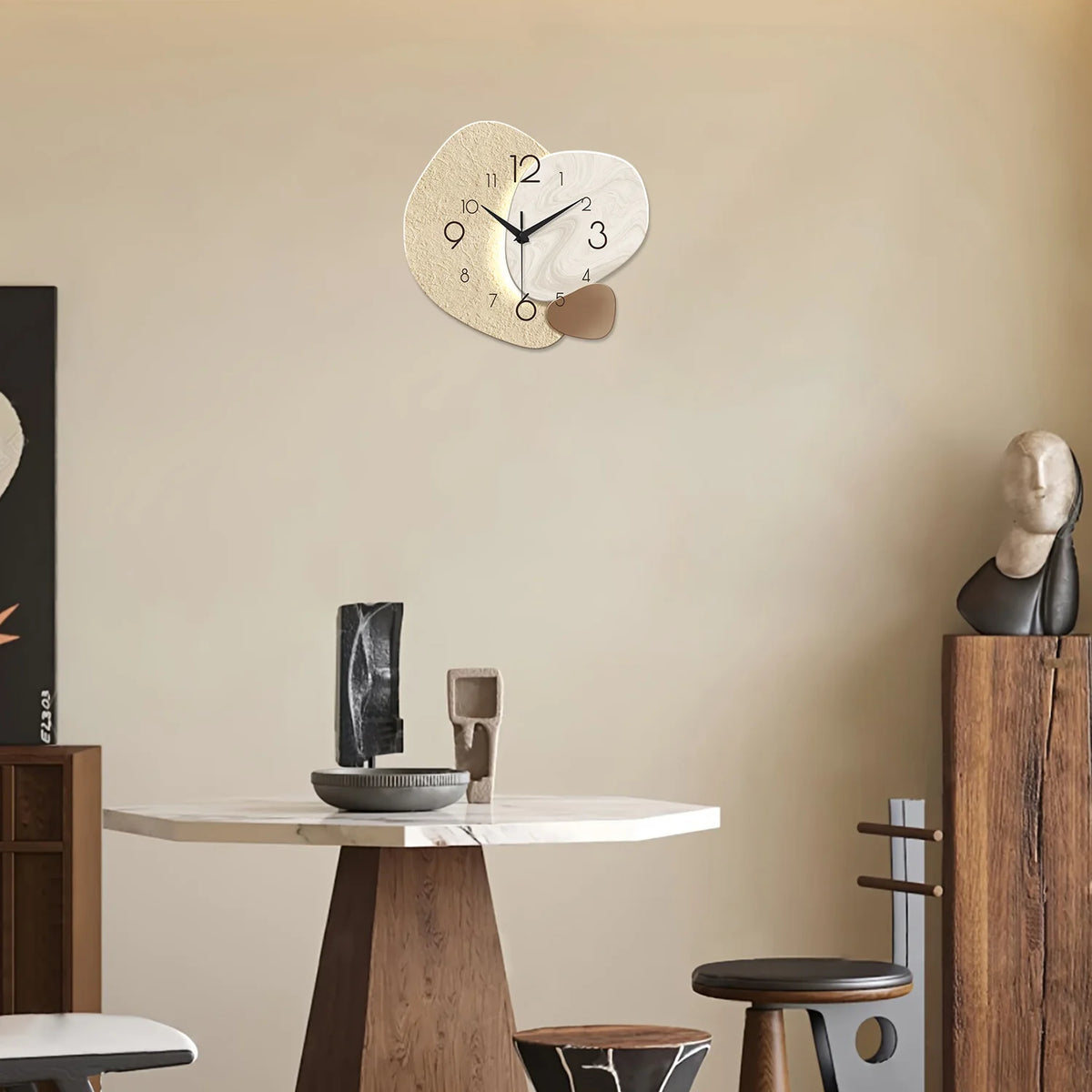 Modern Simple Wall Clock, Silent Quartz Clock, Bedroom Clock Living