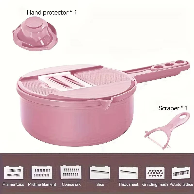 9 in 1 Vegetable Cutter Multi-Functional Potatoes Manually Cut Shred