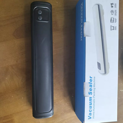 HOMEFISH Portable Vacuum Food Sealer Dry Wet Dual Use Household Food Preservation Machine with Vacuum Bags Kitchen Food Packing