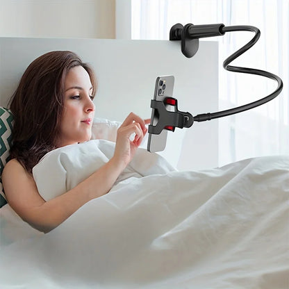 Lazy Bedside DesktopMobile Phone Clamp Bracket Flexible Long Arm