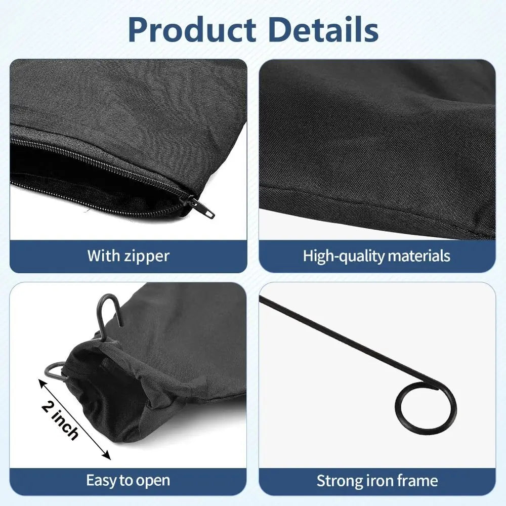2pcs 255 Model Dust Collection Bag Wired Adjustable Stand Tank Belt Sander Miter Saw Dust Bag Edge Planer Durable