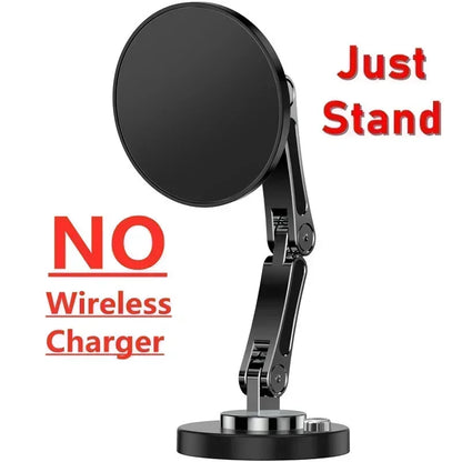 Magnetic Wireless Charger Car Phone Holder 15W Fast Charging Easy Paste Mount Stand For Magsafe iPhone 15 14 13 Pro Max