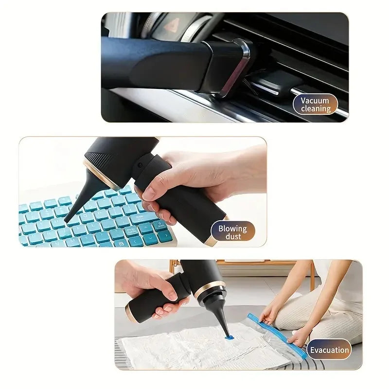 High Power Portable Wireless Vacuum Cleaner, Compatible Car