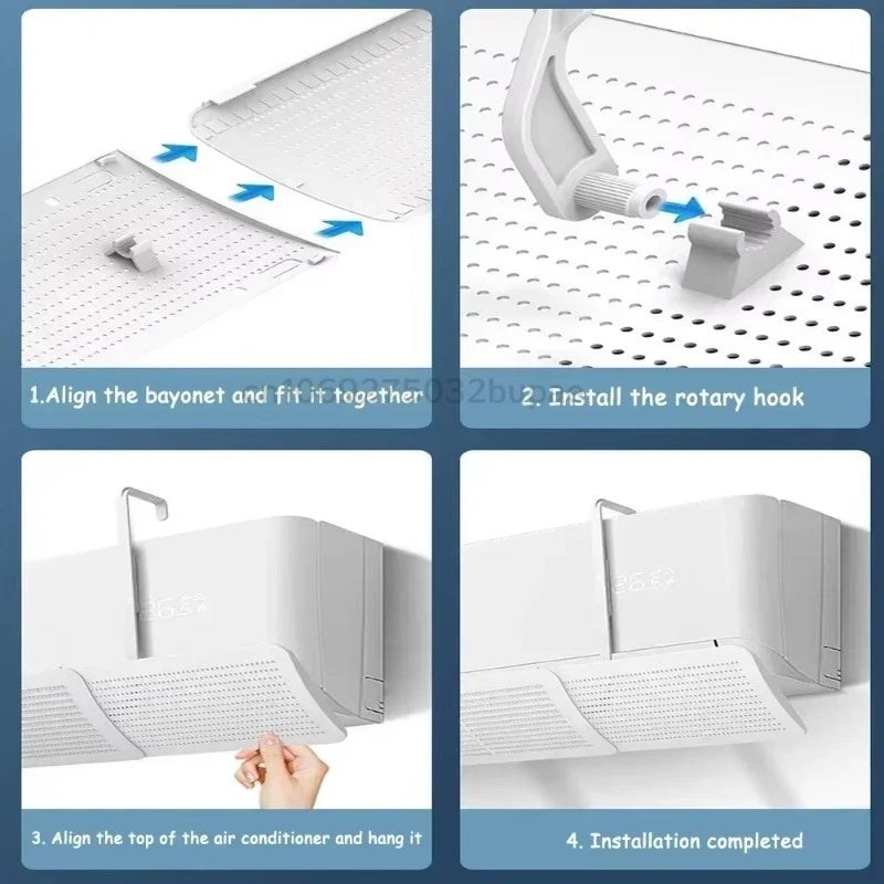 Adjustable Wind Shield for The Air Conditioner Means Wallmounted Air Conditioning Windproof Cover Wind Deflector Windshield Tool