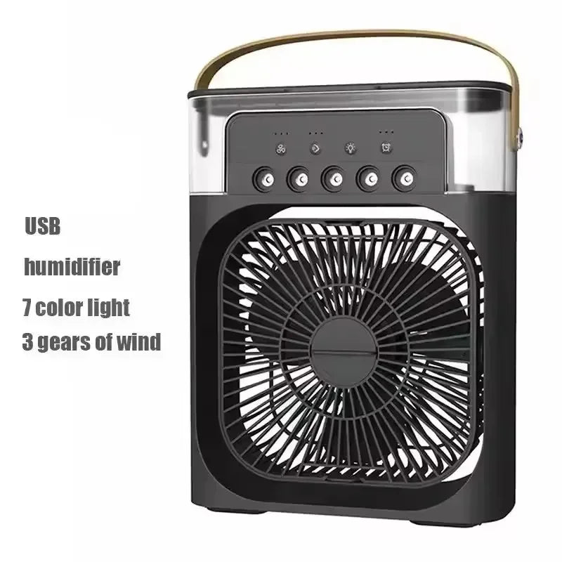 Fan Portable Air Cooler Conditioner Humidifier with 500mL Water