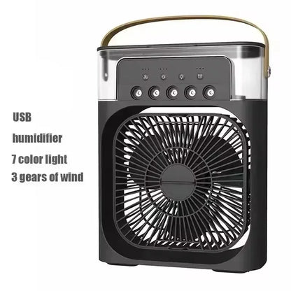 Fan Portable Air Cooler Conditioner Humidifier with 500mL Water