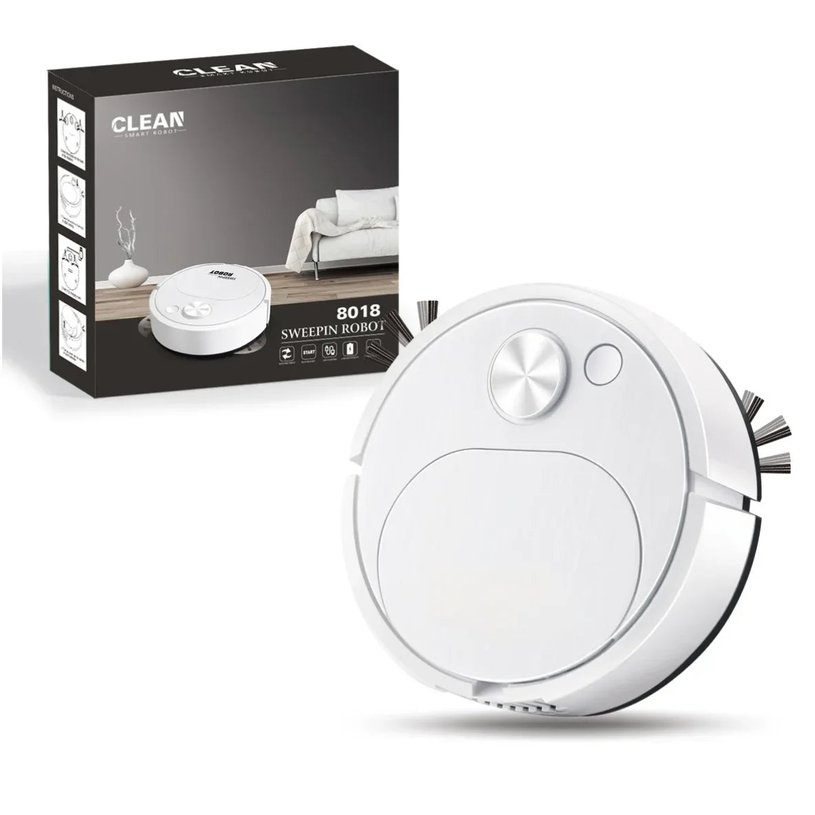 NEW USB Sweeping Robot Vacuum Cleaner Mopping 3 In 1 Smart