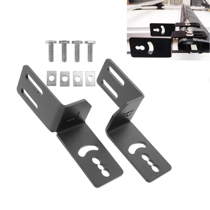 2pcs SUV Off-road Vehicle, Roof Luggage Rack Crossbar, LED Lamp Fix Bracket, Dedicated Crossbar Strip Spotlight Bracket