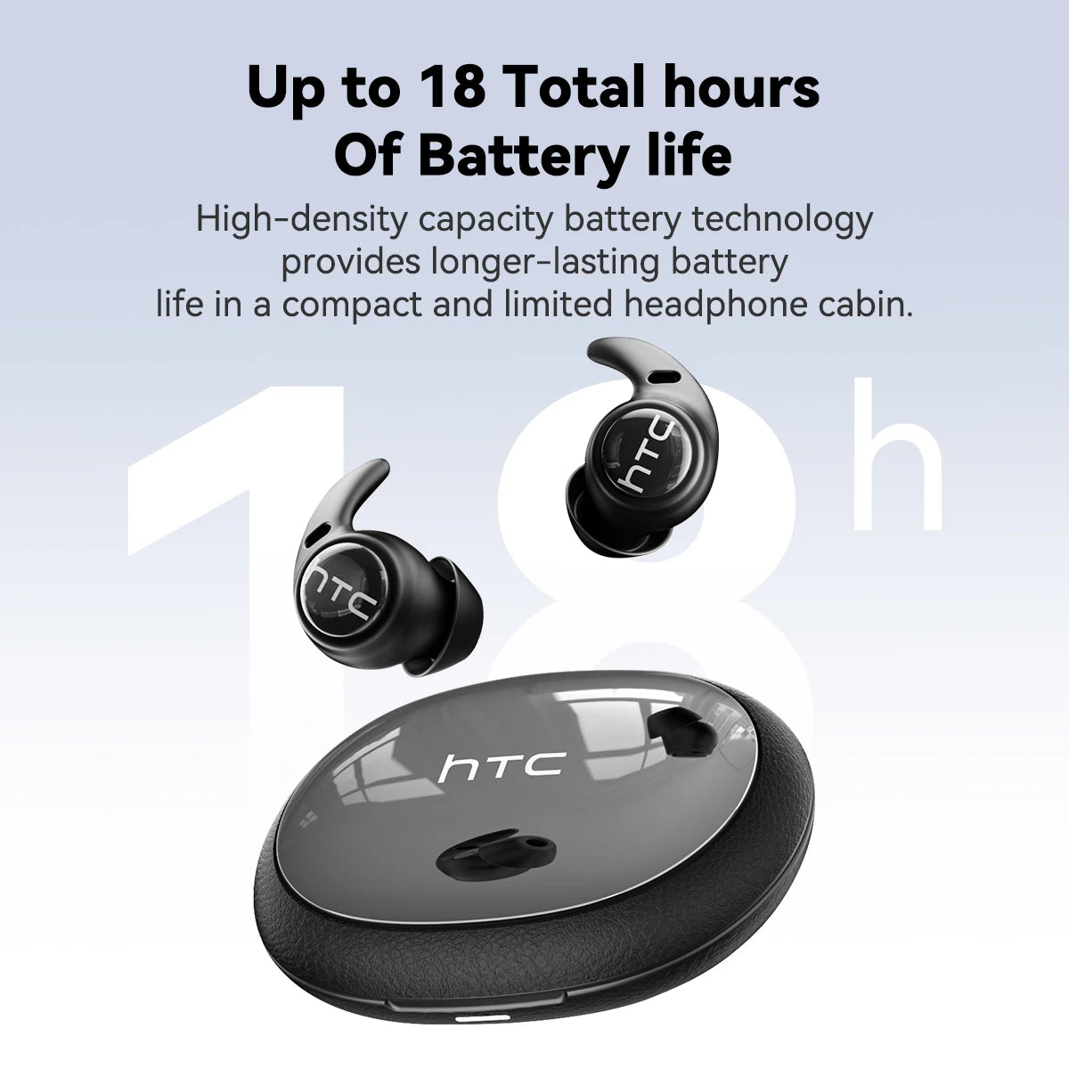 HTC NE76 TWS Wireless Earbuds AI Translator Sleep Mini Invisible ENC Noise Cancelling Bluetooth 5.3 Low Latency Headphones