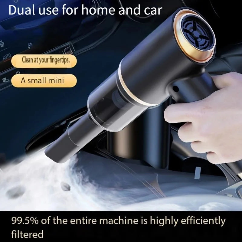 High Power Portable Wireless Vacuum Cleaner, Compatible Car
