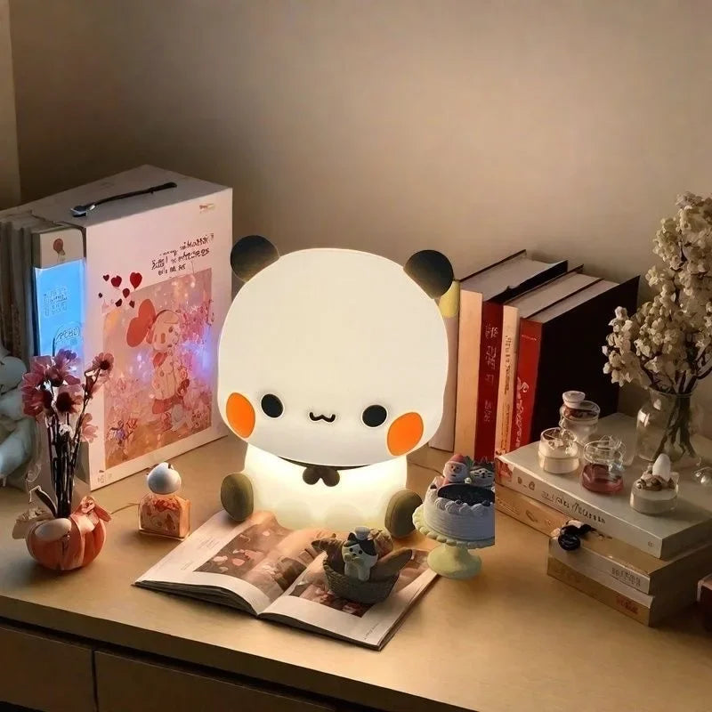 Panda Pat Led Night Light Bubu And Dudu Cute Animal Cartoon Lamp