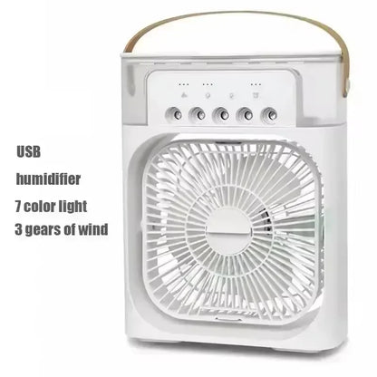 Fan Portable Air Cooler Conditioner Humidifier with 500mL Water