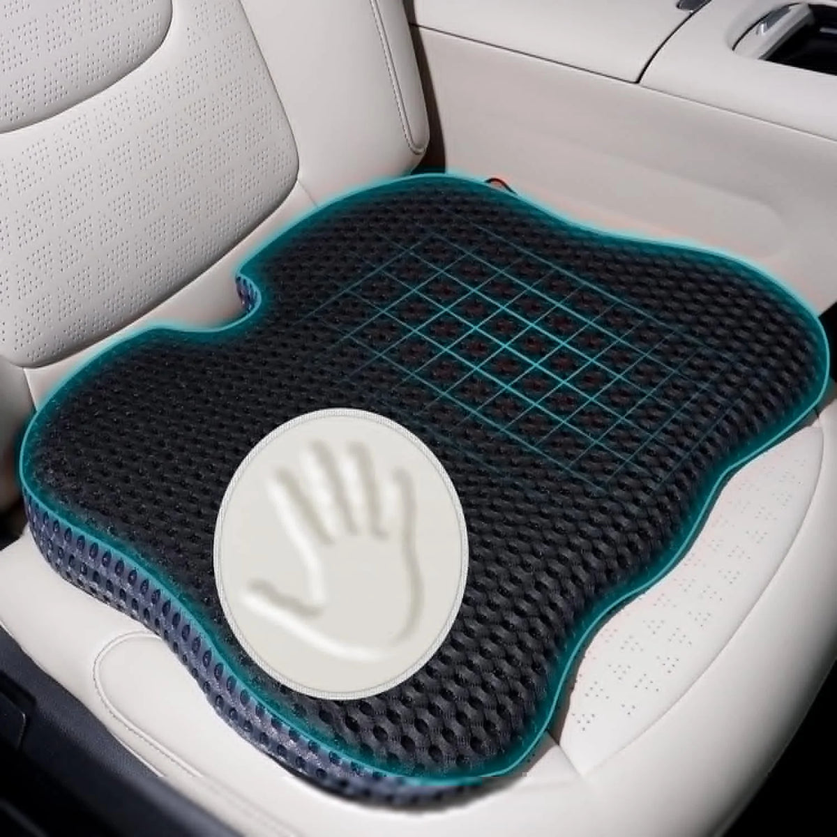 Car Seat Cushion for Driving, Non-Slip Sciatica & Lower Back Tailbone