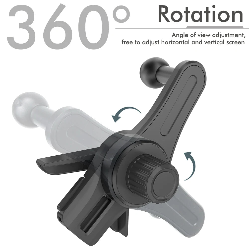 Universal EV Screen Phone Holder, 360° Rotation Anti Shake Silicone Car Phone Mount for Electric Vehicle Central Control Display