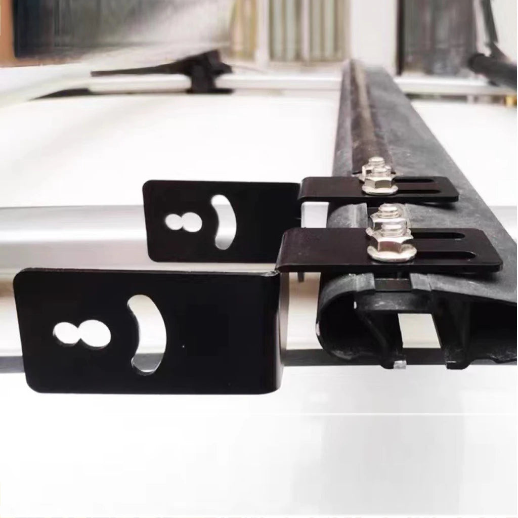 2pcs SUV Off-road Vehicle, Roof Luggage Rack Crossbar, LED Lamp Fix Bracket, Dedicated Crossbar Strip Spotlight Bracket