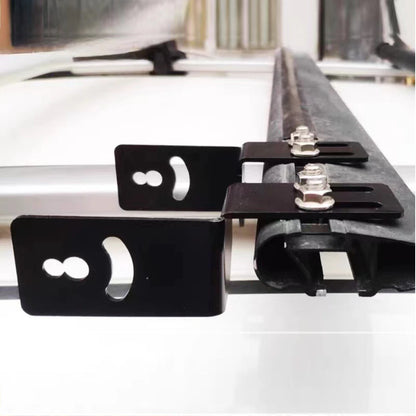 2pcs SUV Off-road Vehicle, Roof Luggage Rack Crossbar, LED Lamp Fix Bracket, Dedicated Crossbar Strip Spotlight Bracket