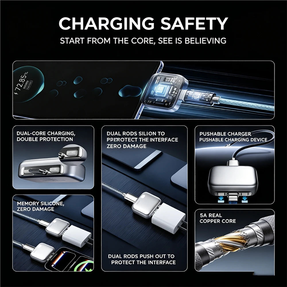 140W Physical-Disconnect Intelligence Charger Separator Protect