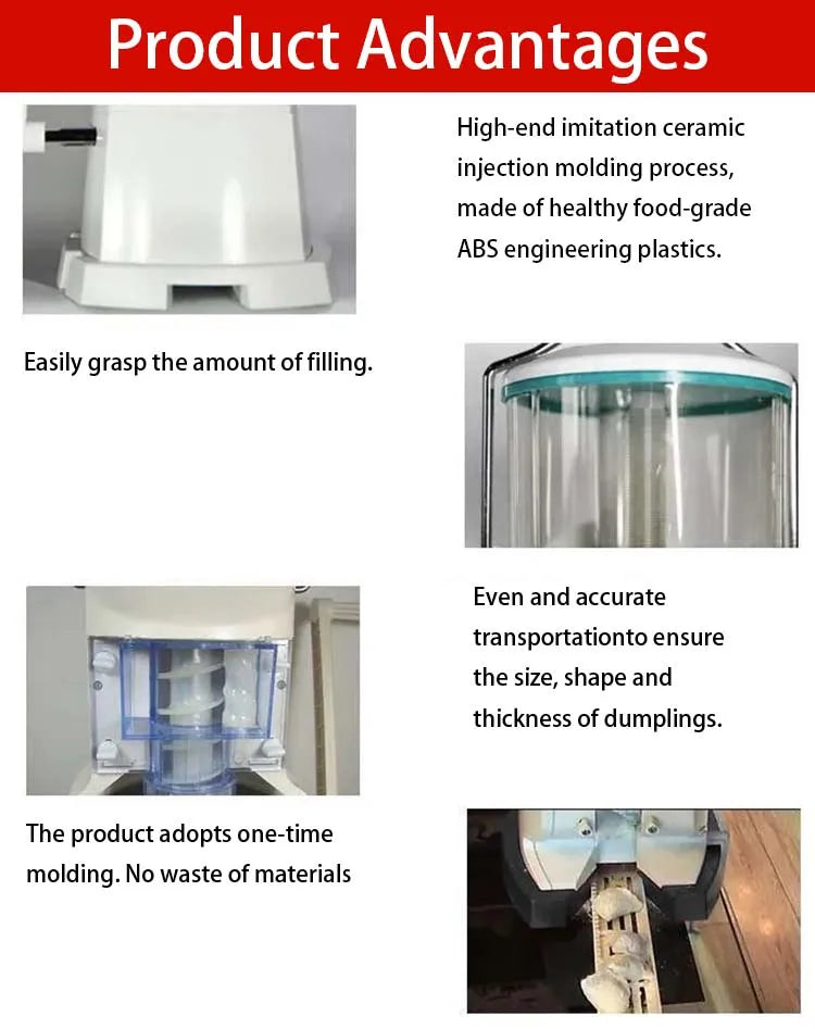 Wj-18 Manual Dumpling Machine Miniature Vertical Manual Dumpling Machine Dumpling Packing Machine Fast And Convenient