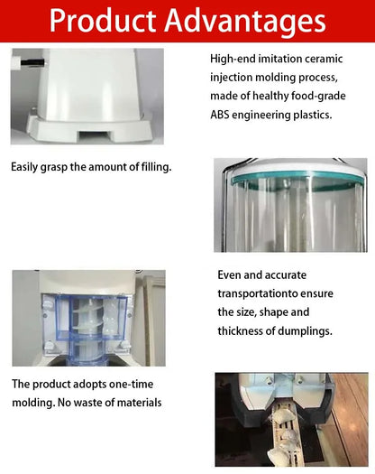 Wj-18 Manual Dumpling Machine Miniature Vertical Manual Dumpling Machine Dumpling Packing Machine Fast And Convenient
