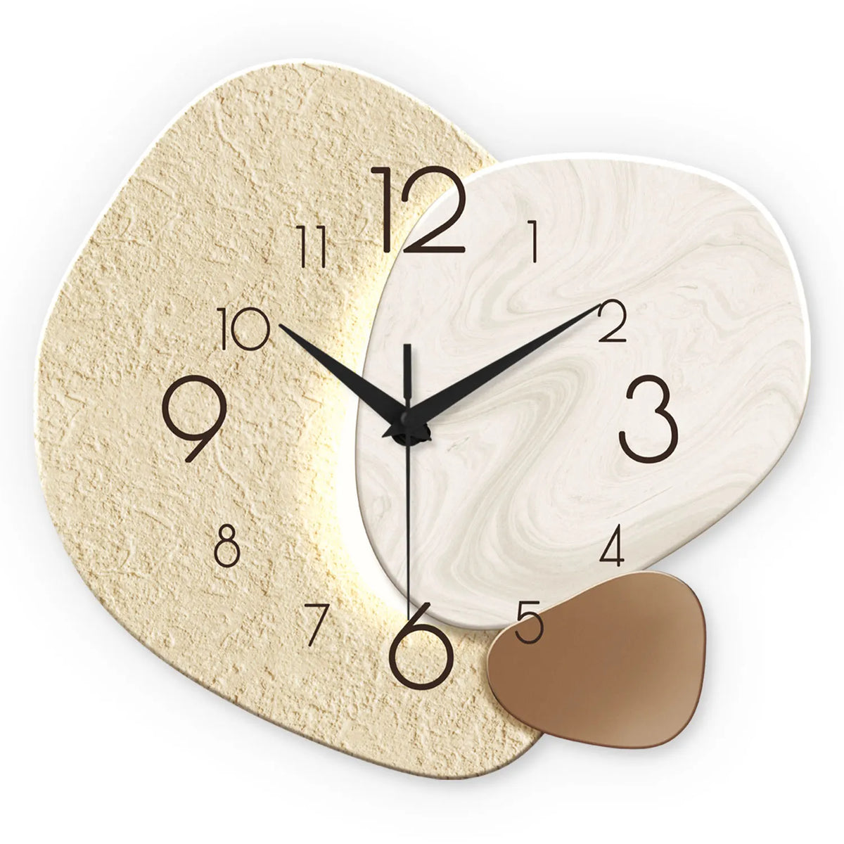 Modern Simple Wall Clock, Silent Quartz Clock, Bedroom Clock Living
