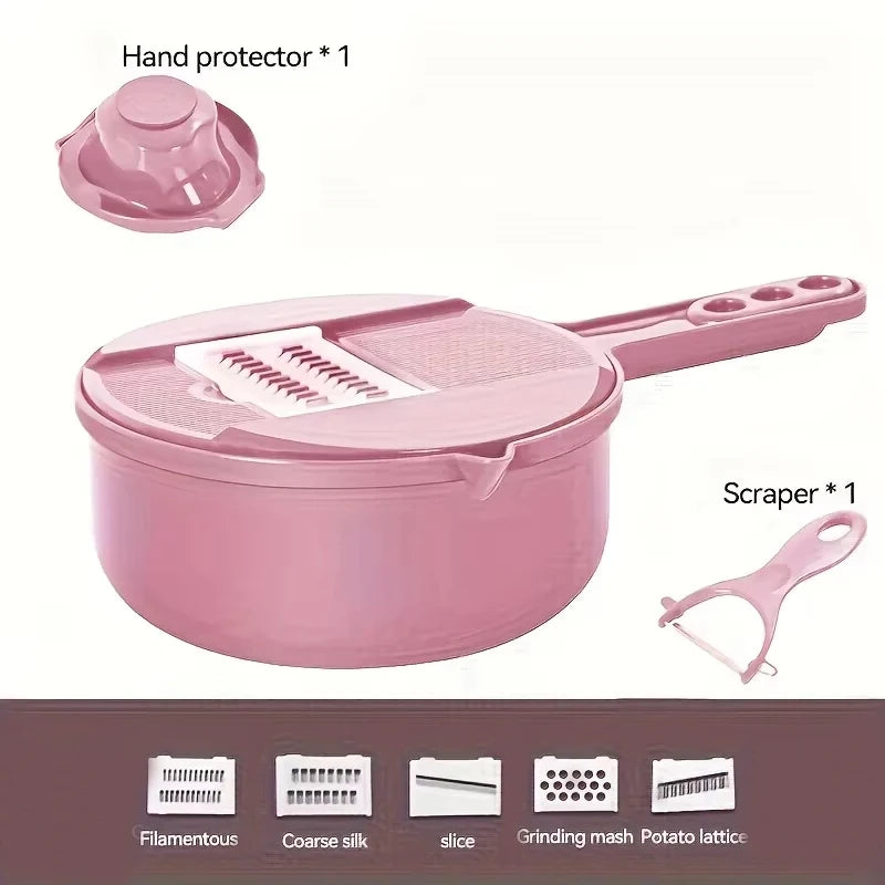 9 in 1 Vegetable Cutter Multi-Functional Potatoes Manually Cut Shred