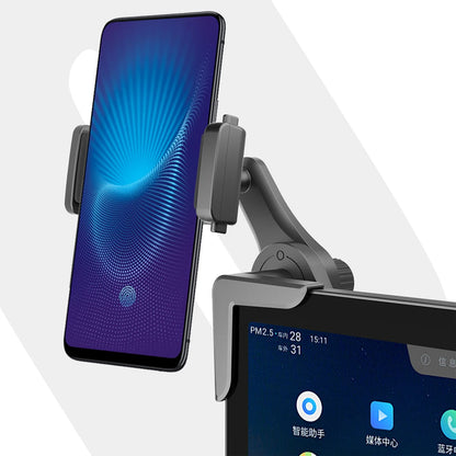 Universal EV Screen Phone Holder, 360° Rotation Anti Shake Silicone Car Phone Mount for Electric Vehicle Central Control Display