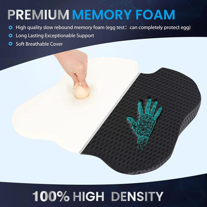Car Seat Cushion for Driving, Non-Slip Sciatica & Lower Back Tailbone