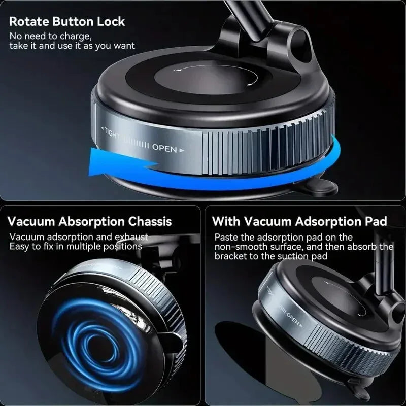 Magnetic Phone Holder 360° Rotatable  Phone Holder |  Foldable Design