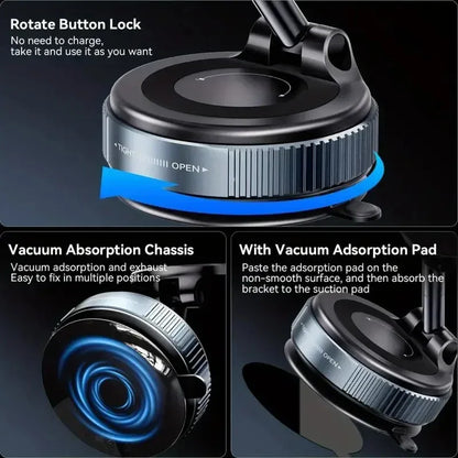 Magnetic Phone Holder 360° Rotatable  Phone Holder |  Foldable Design