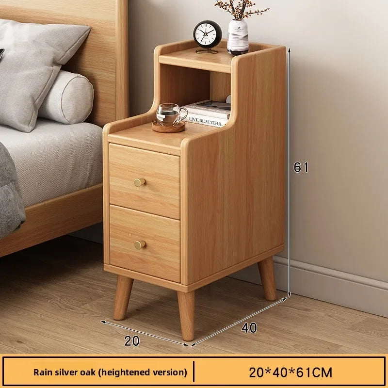 Multi-functional Household Goods Bedside Table Household Small Bedroom Storage Narrow Cabinet Bedside Cabinet