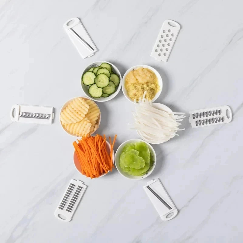 9 in 1 Vegetable Cutter Multi-Functional Potatoes Manually Cut Shred