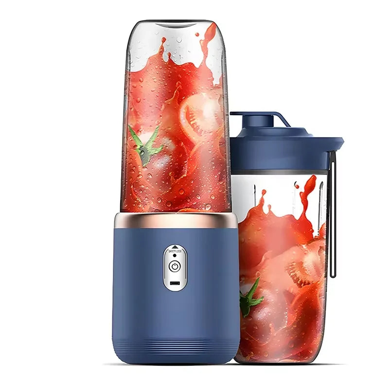 Portable Blender Bottle Electric 6 Blades Multifunction Juice Blender