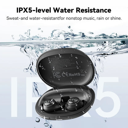 HTC NE76 TWS Wireless Earbuds AI Translator Sleep Mini Invisible ENC Noise Cancelling Bluetooth 5.3 Low Latency Headphones