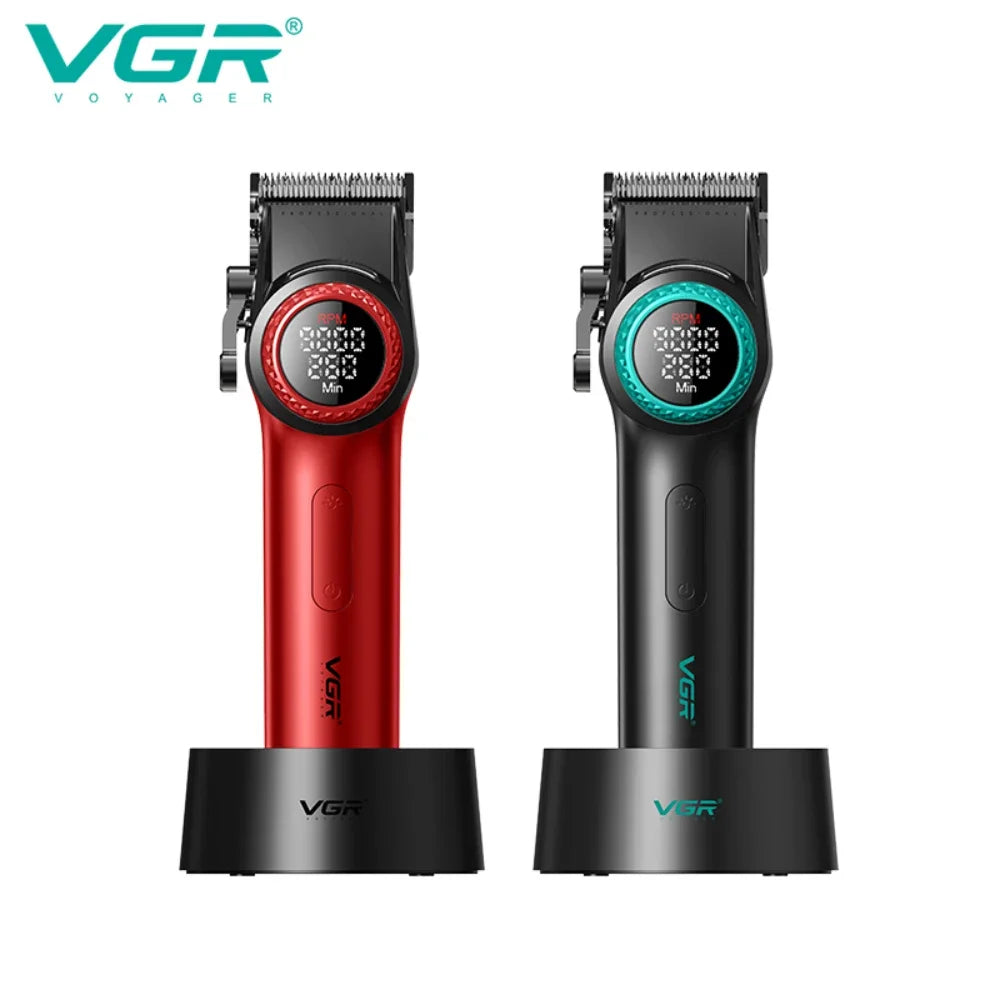 VGR Hair Clipper Cordless Hair Trimmer Professional Hair Cutting Machine Rechargeable Haircut 9000 RPM Clipper for Men V-001
