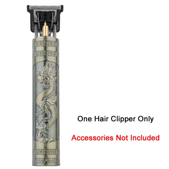 Oil Head Engraving Hair Clipper Professional Haircut Machine Cordless Hair Trimmer Electric Barber Hair Cutting Trimmer for Men