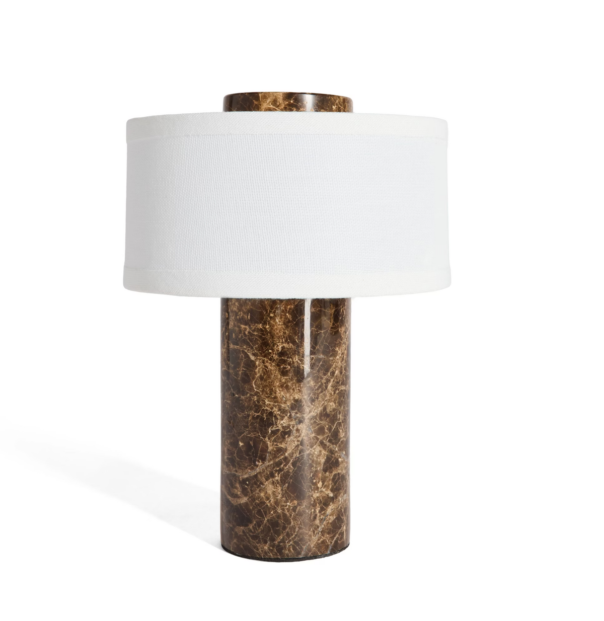 Marble Portable Rechargeable Lamp - Chocolate