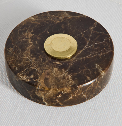 Marble Portable Rechargeable Lamp - Chocolate