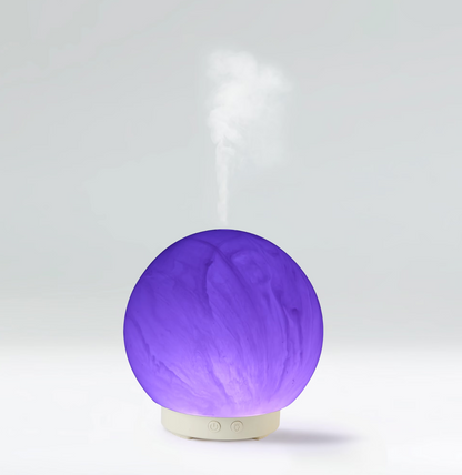 Round Marble Look Electric Diffuser