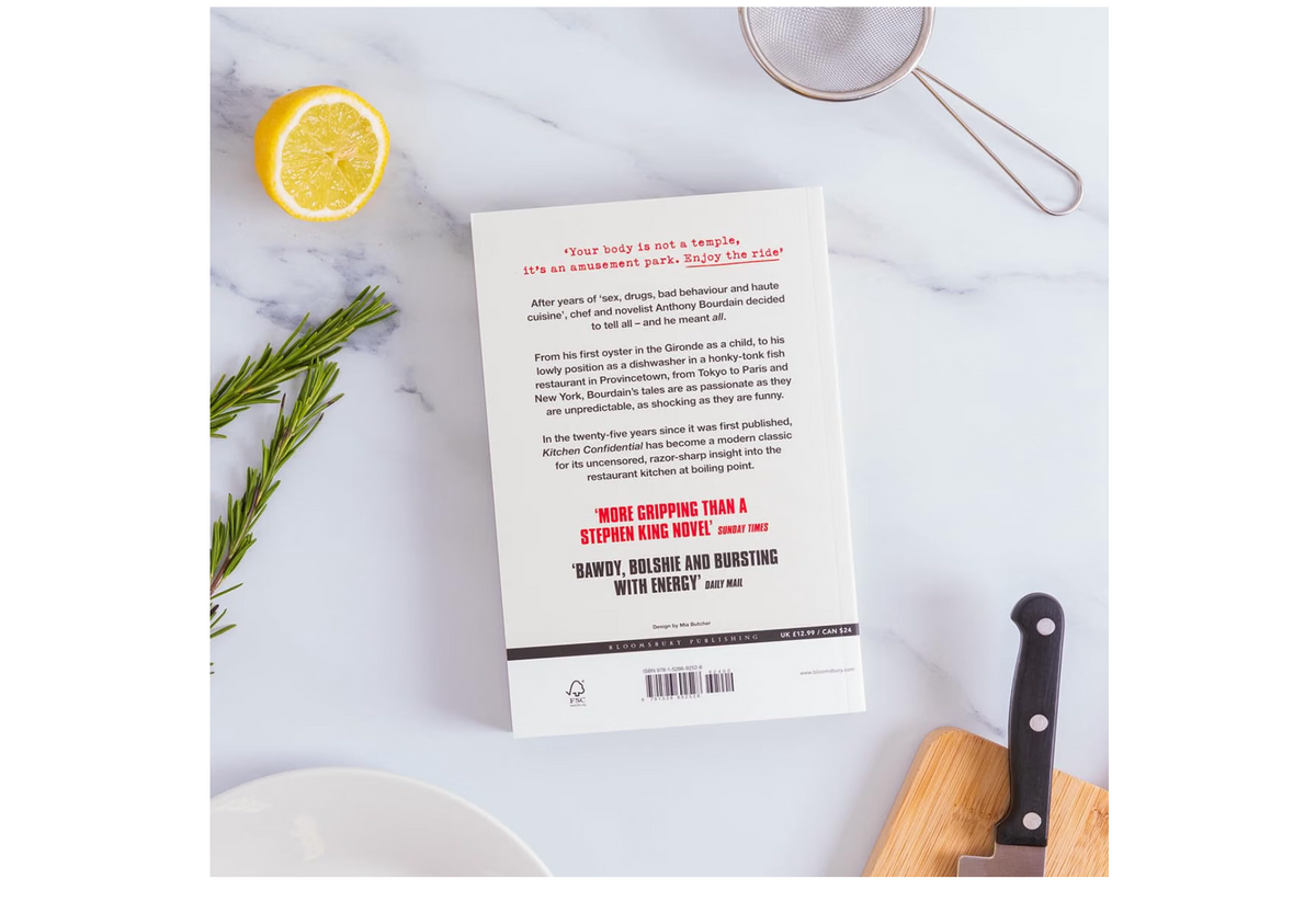 Kitchen Confidential Book by Anthony Bourdain
