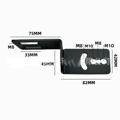 2pcs SUV Off-road Vehicle, Roof Luggage Rack Crossbar, LED Lamp Fix Bracket, Dedicated Crossbar Strip Spotlight Bracket