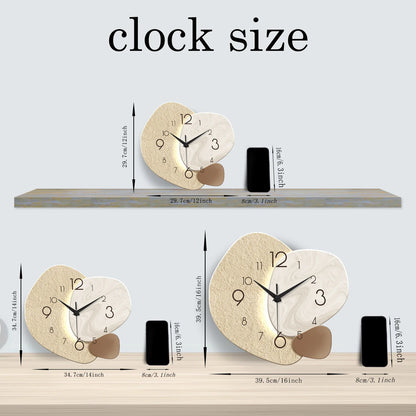 Modern Simple Wall Clock, Silent Quartz Clock, Bedroom Clock Living