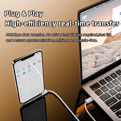 Lightening Cellphone Charging Bracket Adapter 60W 240W USB-C