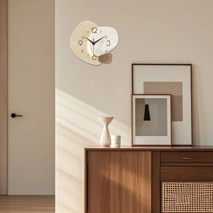 Modern Simple Wall Clock, Silent Quartz Clock, Bedroom Clock Living