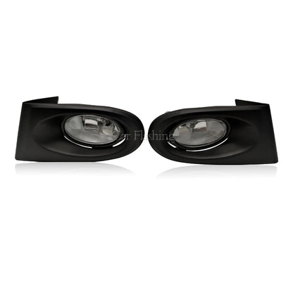 Car Front Bumper Light For Acura RSX 2002 2003 2004 Drive Fog Lamp Harness Kit Fog light cover yellow Lens halogen